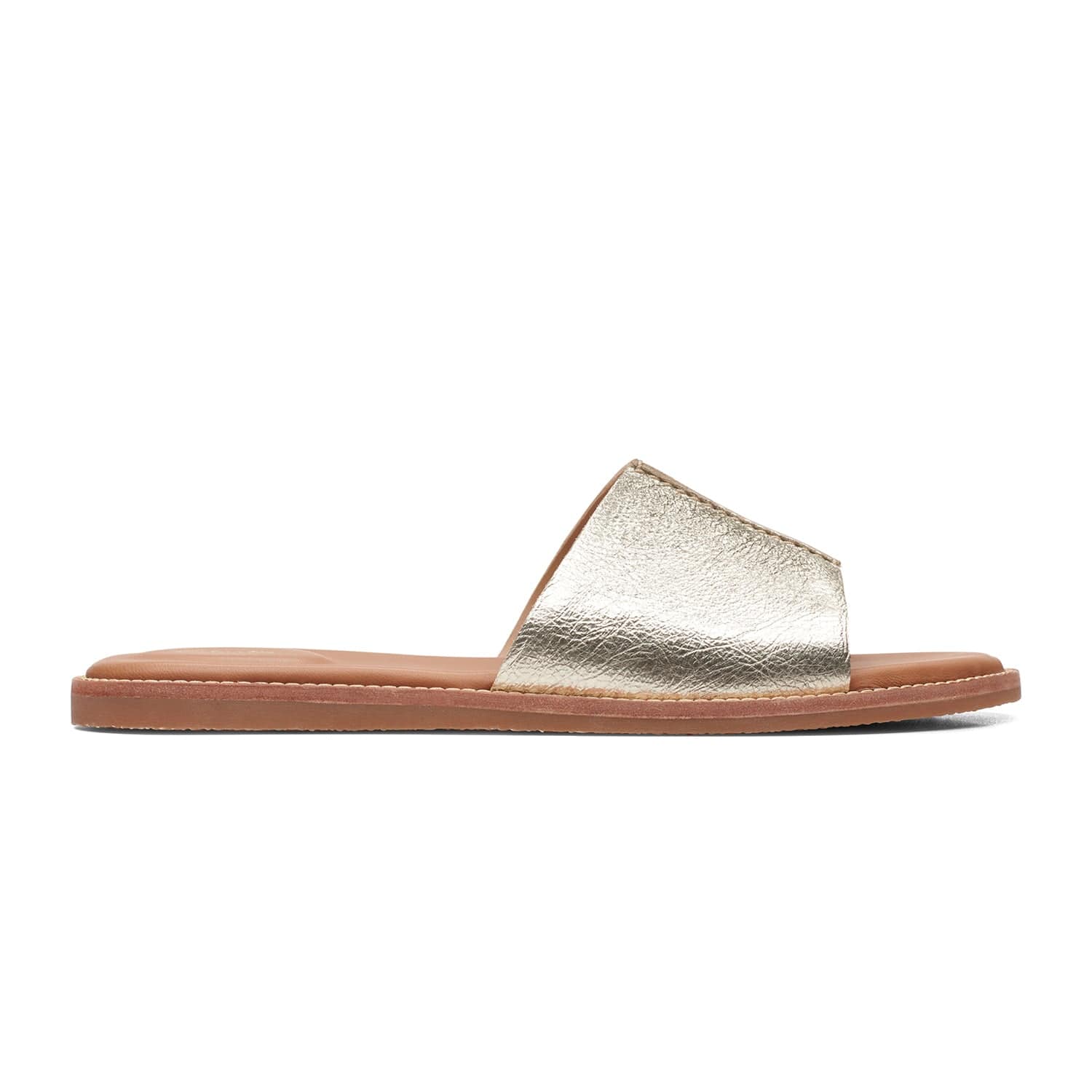 Clarks champagne sandals outlet