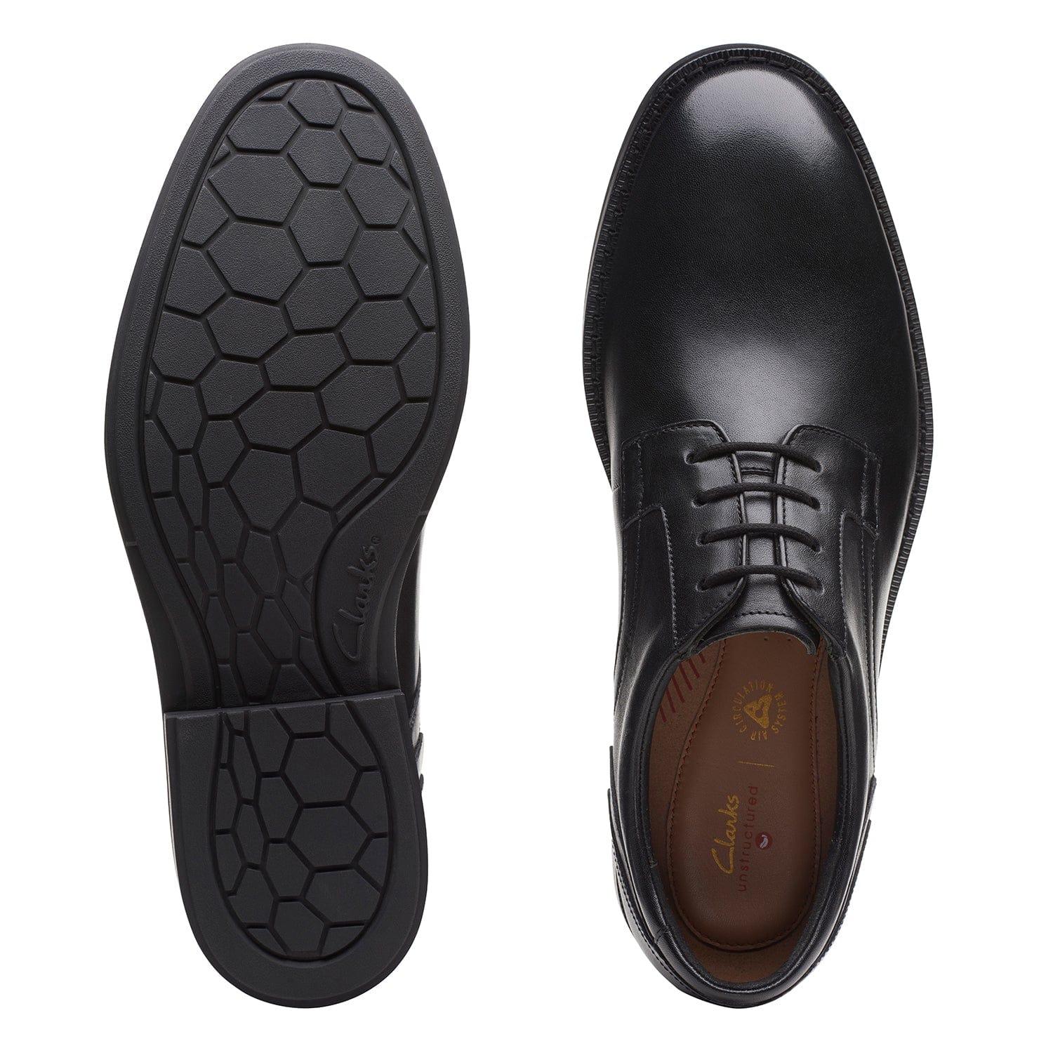 Clarks Un Hugh Lace Shoes (Standard Fit)