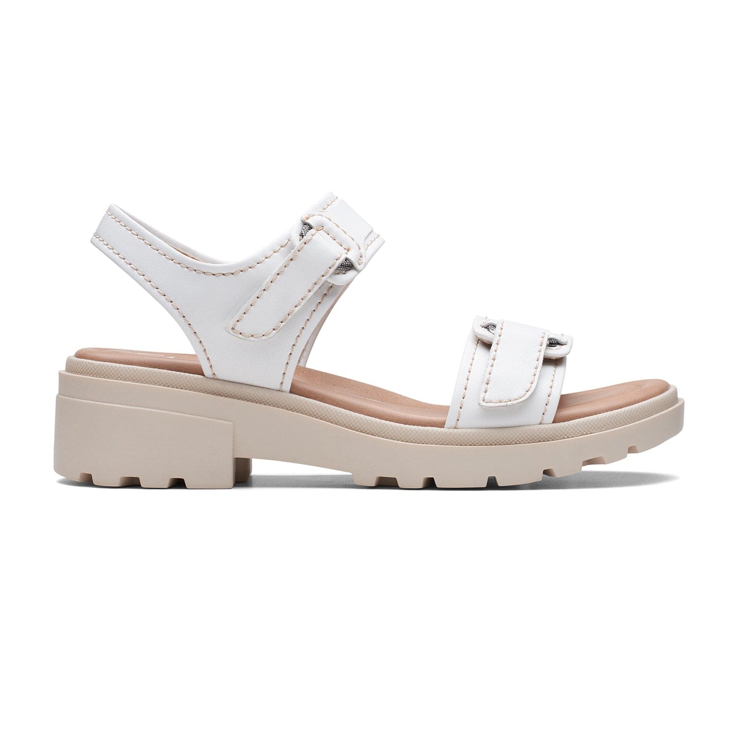 Clarks Coast Daisy Sandals Wide Fit