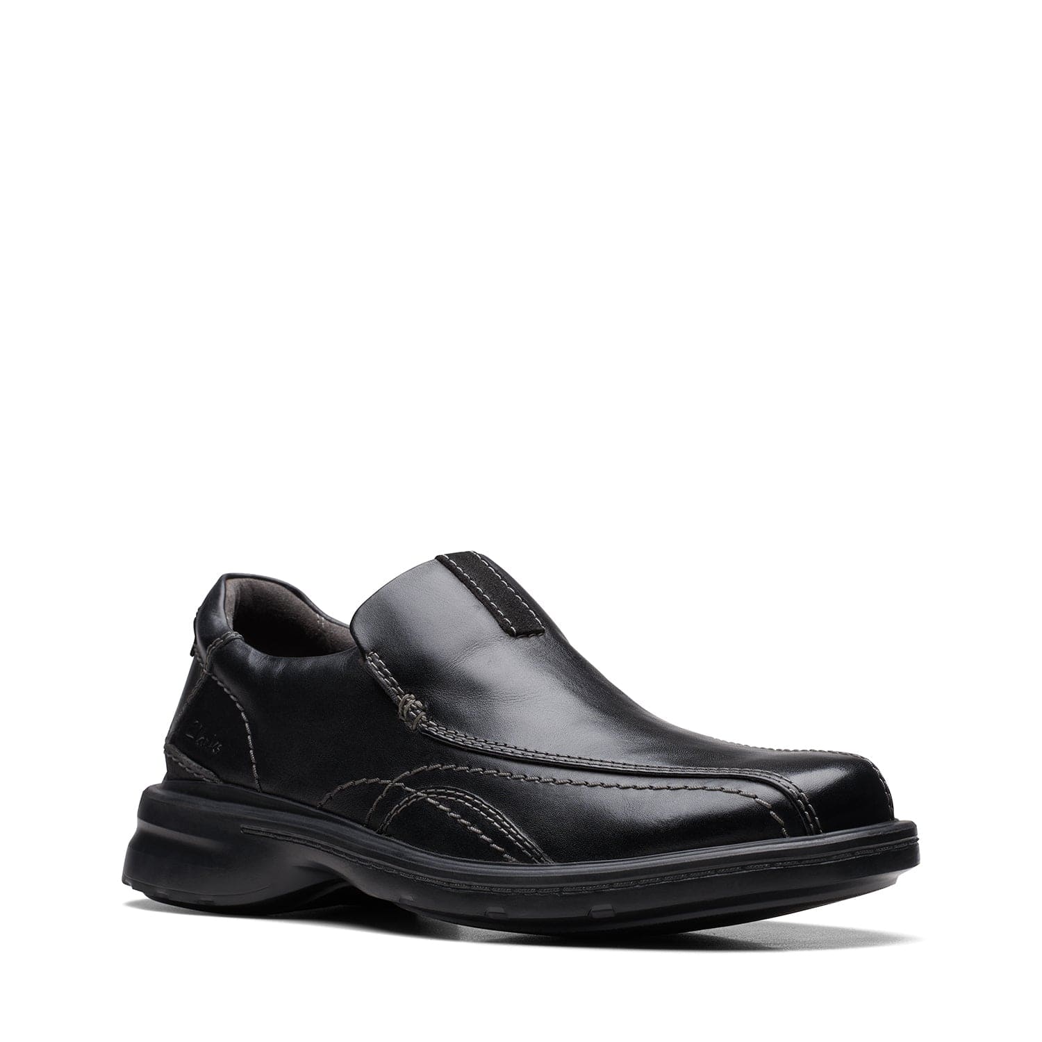 Clarks Gessler Step - Shoes - Black Leather - 261717748 - H Width (Wide Fit)