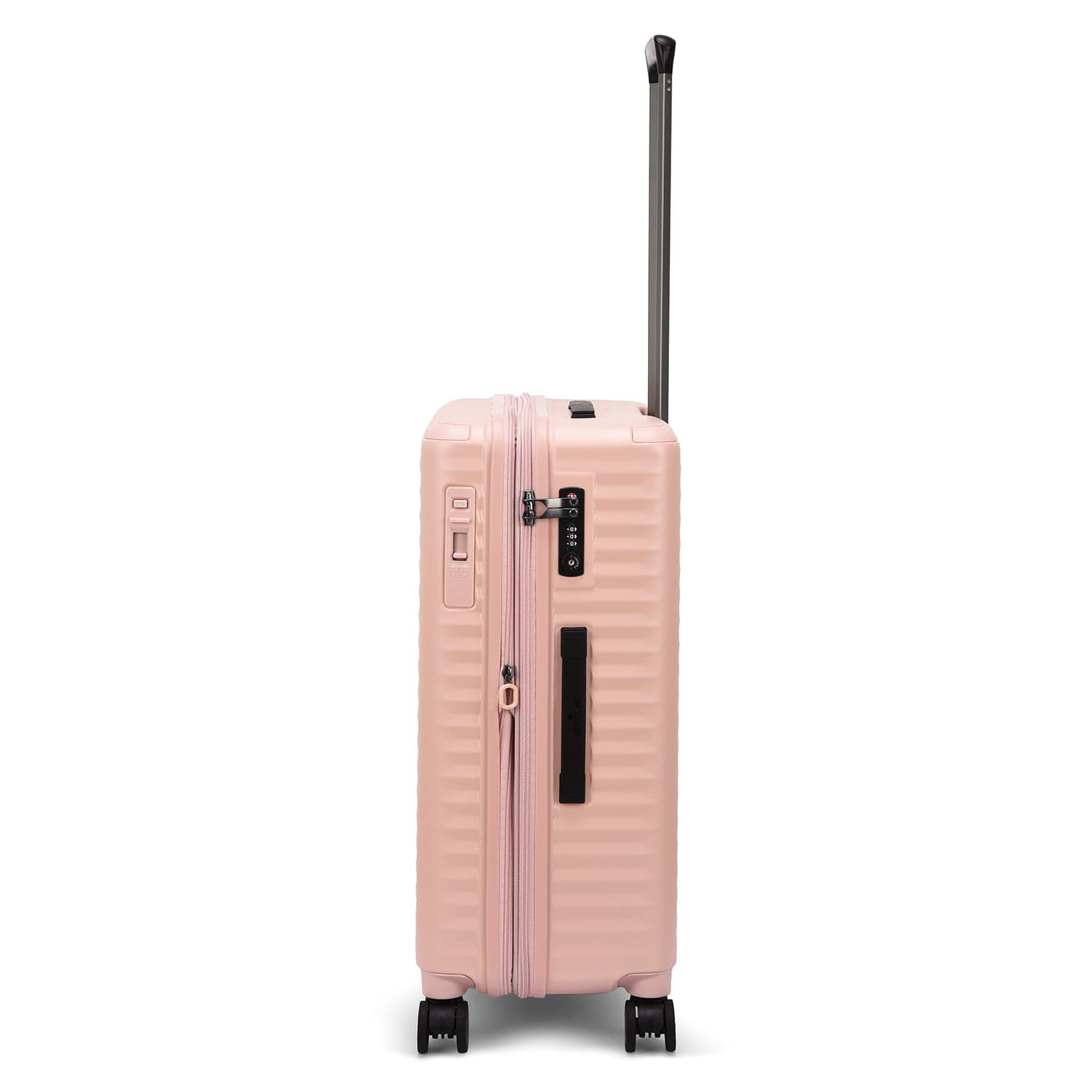 Echolac Celestra 66.5cm Hardcase Expandable 4 Double Wheel Check-In Luggage Trolley Pink - PC183XA PINK 24