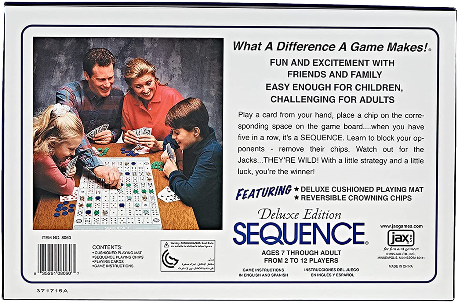Sequence - An Exciting Game Of Strategy- Deluxe Edition