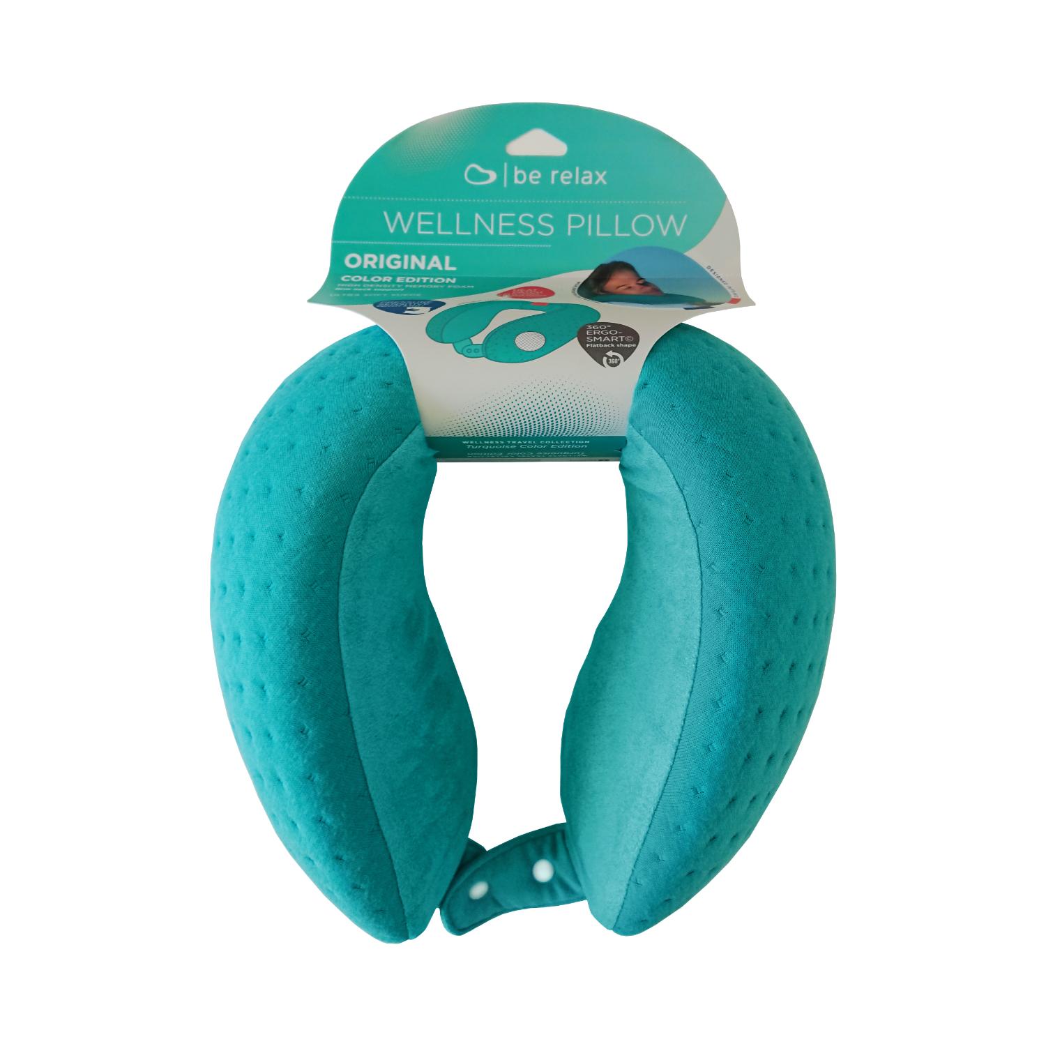 Be Relax My Memory Foam Ultimate Welllness Pillow - Turquoise