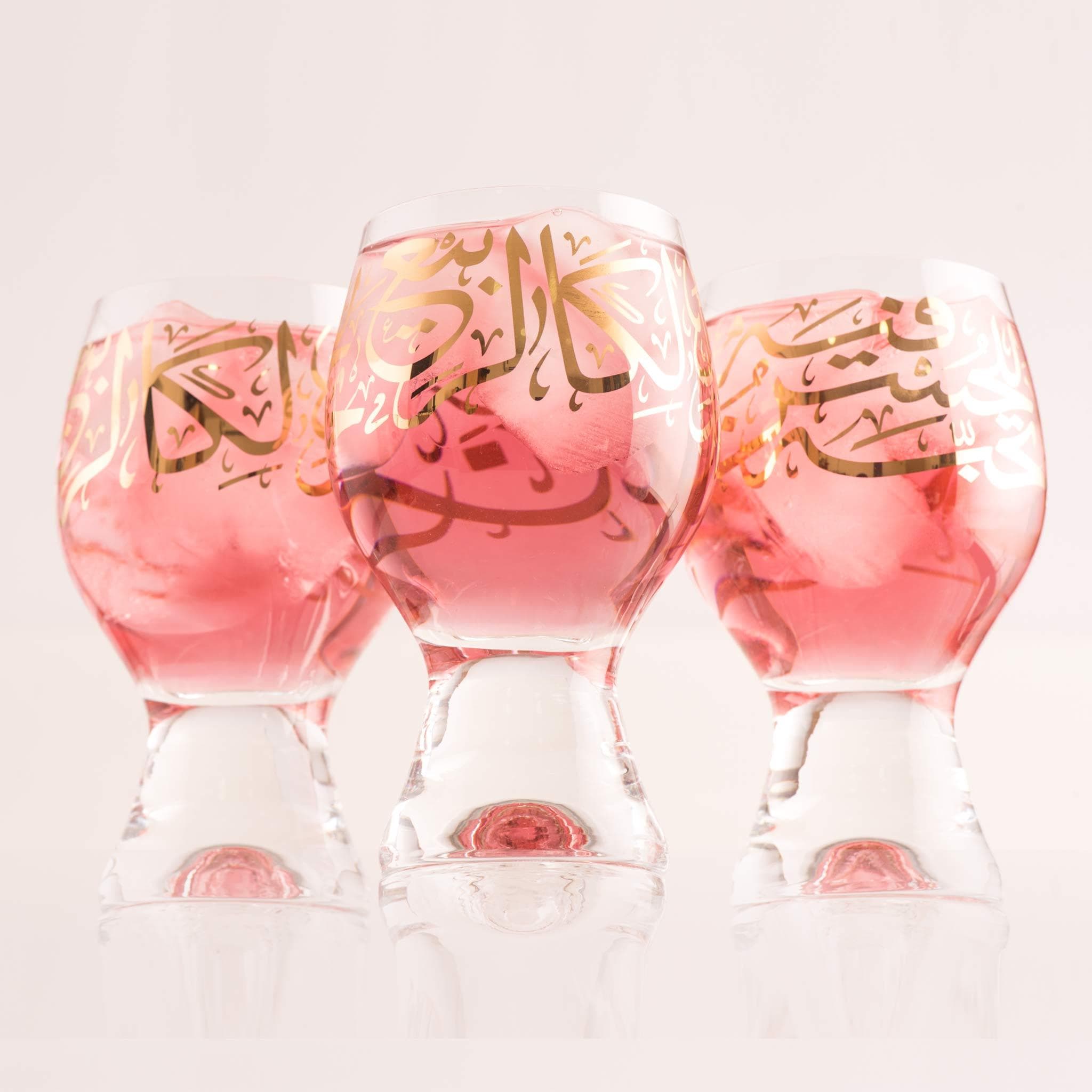 Dimlaj Kareem Goblet Stems 6Pc Gold