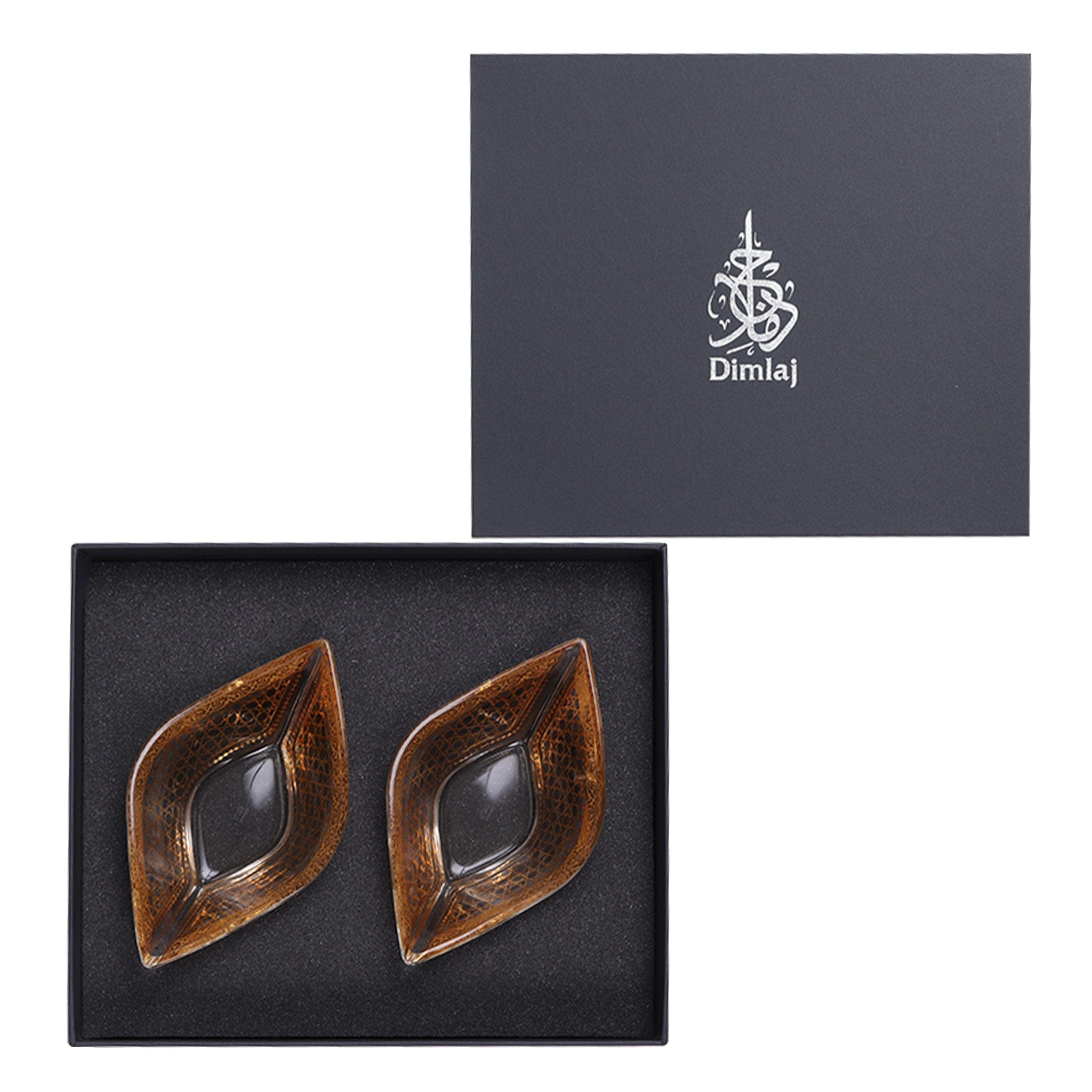 Dimlaj Cordoba Serving Bowls 2Pc Small Gold