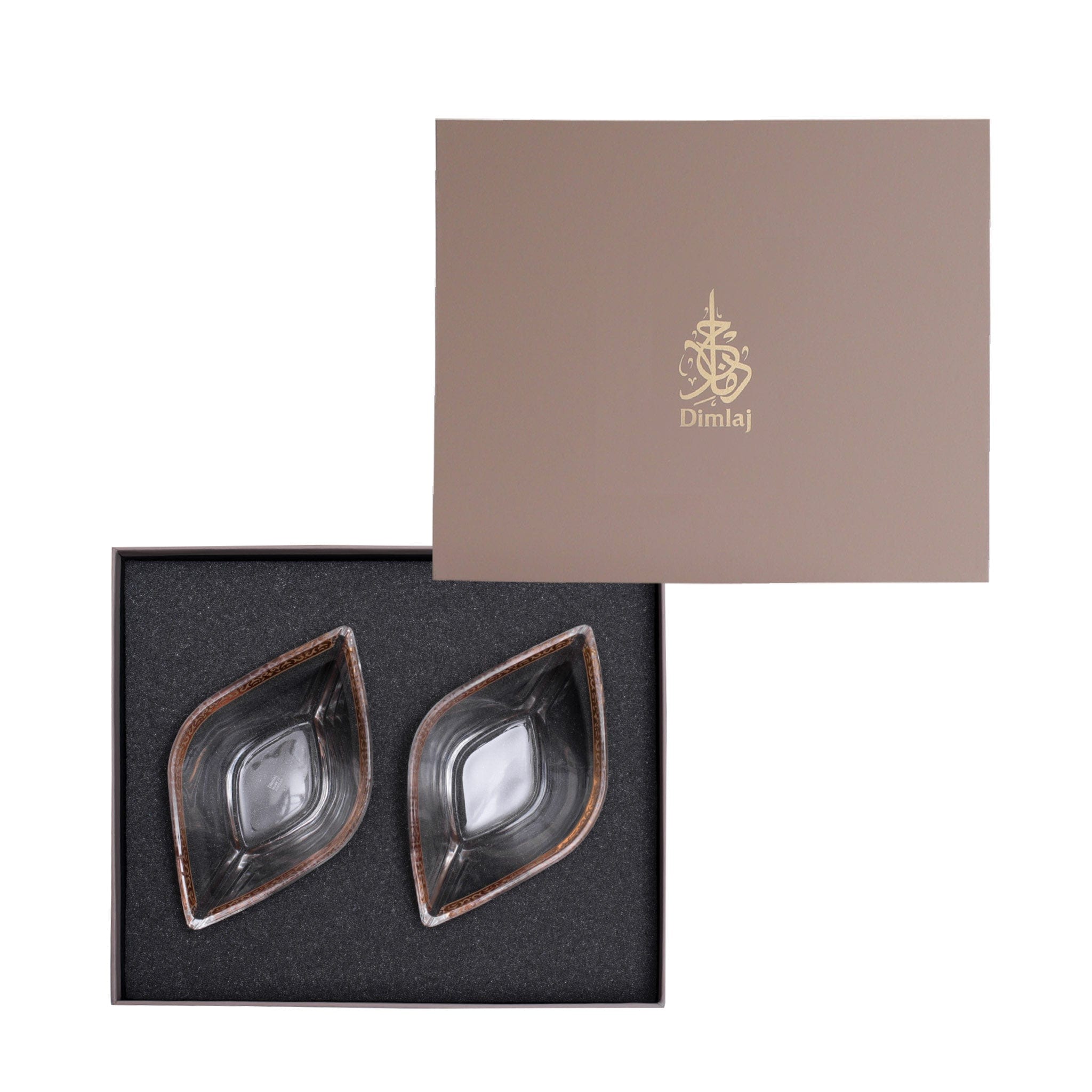 Dimlaj Selena Serving Bowls 2Pc Gold