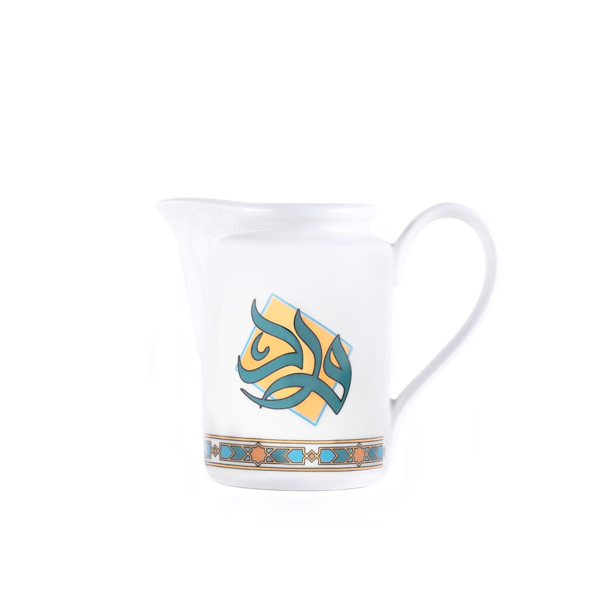 Dimlaj Wurood Milk Pots 2Pc Gold & Green