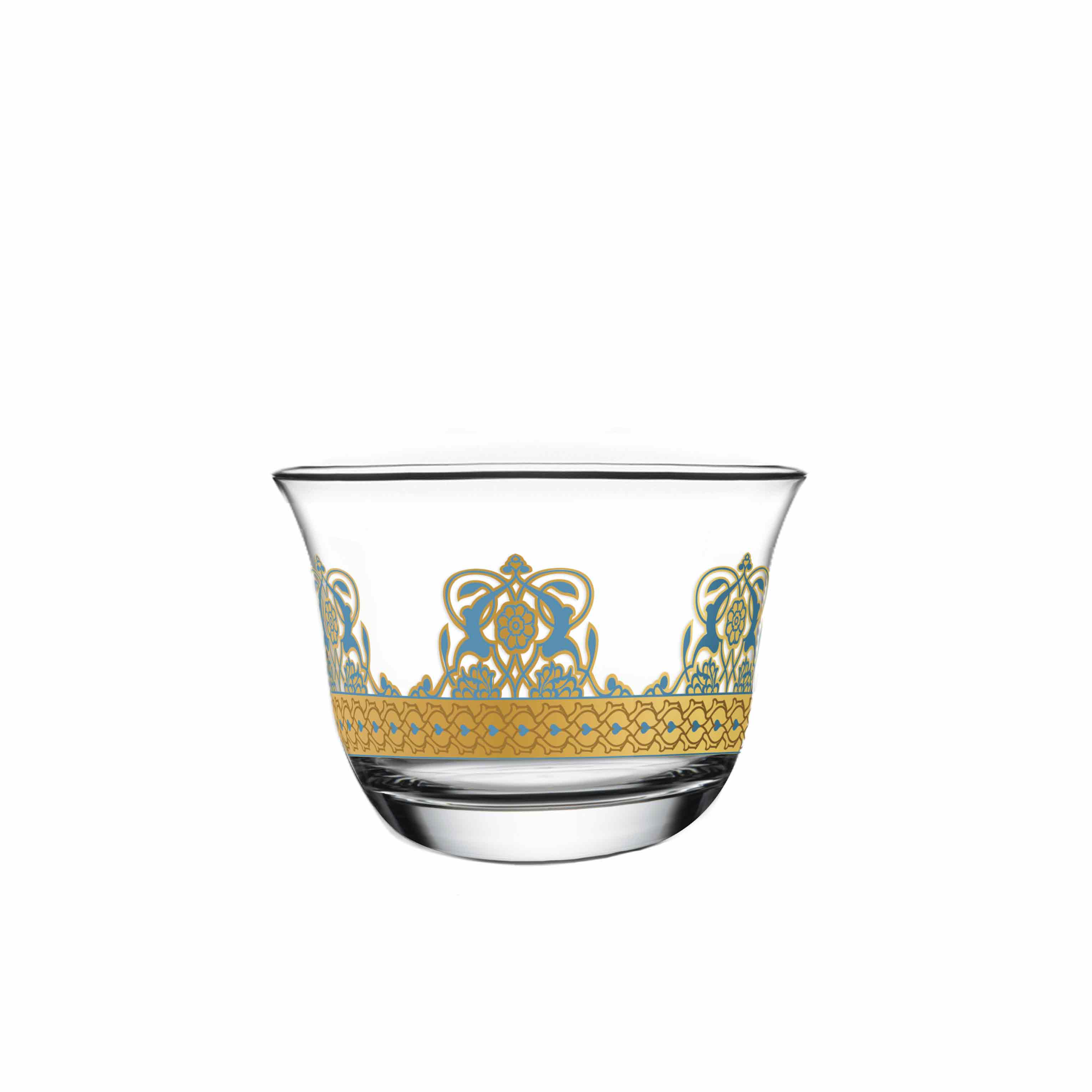 Dimlaj Rayhan Cawa Cups 6Pc Gold