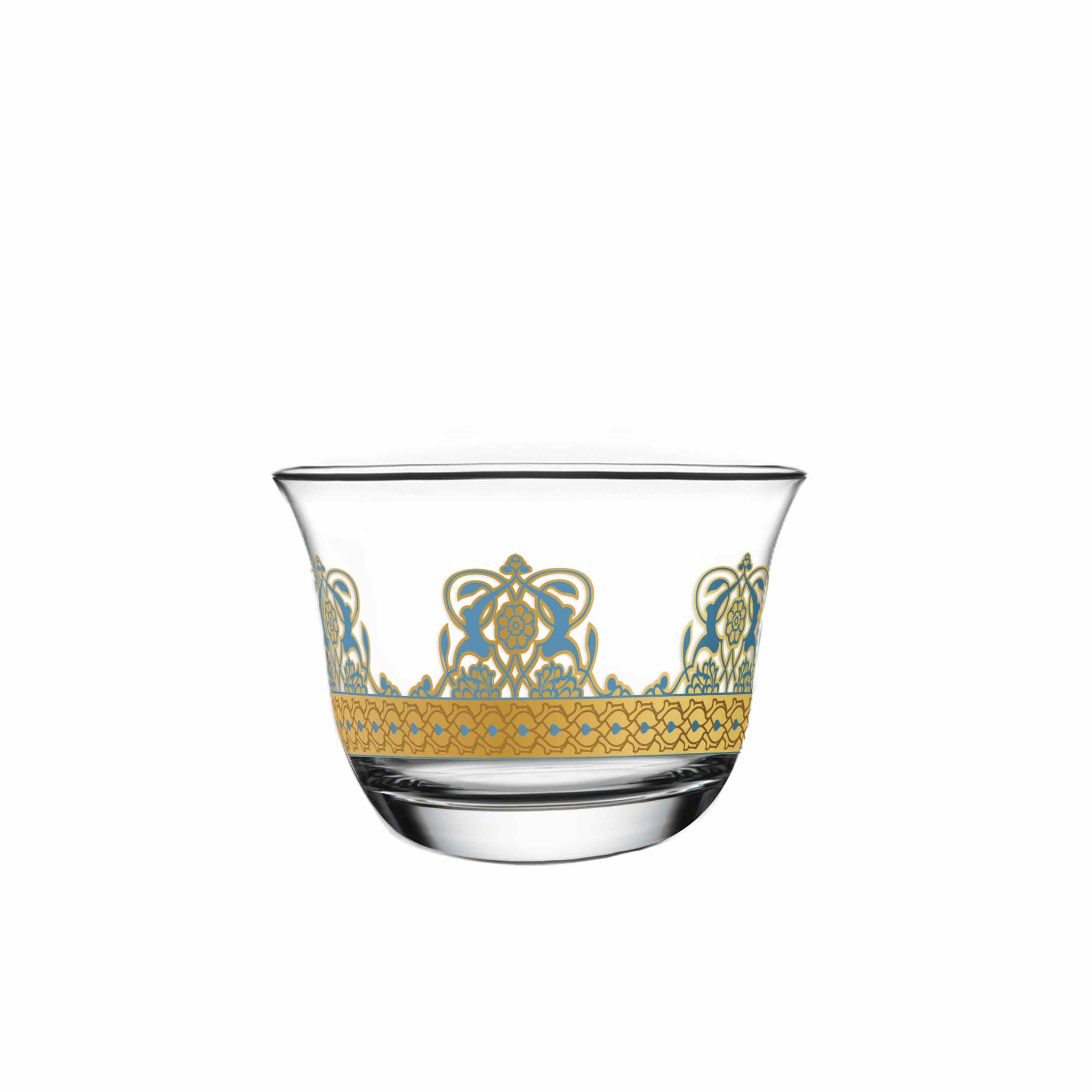 Dimlaj Rayhan Cawa Cups 6Pc Gold