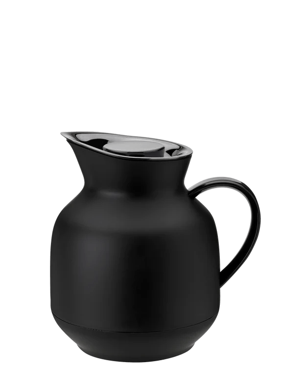 Stelton Amphora Vacuum Jug Tea 1L Soft Black