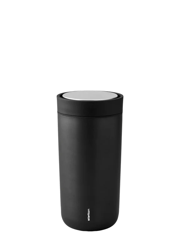 Stelton To-Go Click Cup 0.4L Black Metallic