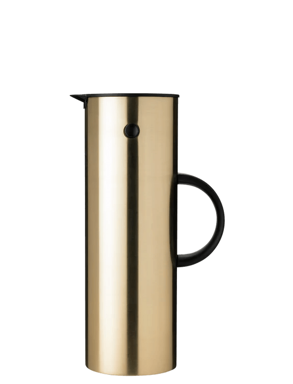 Stelton Vacuum Jug 1L Brushed Brass