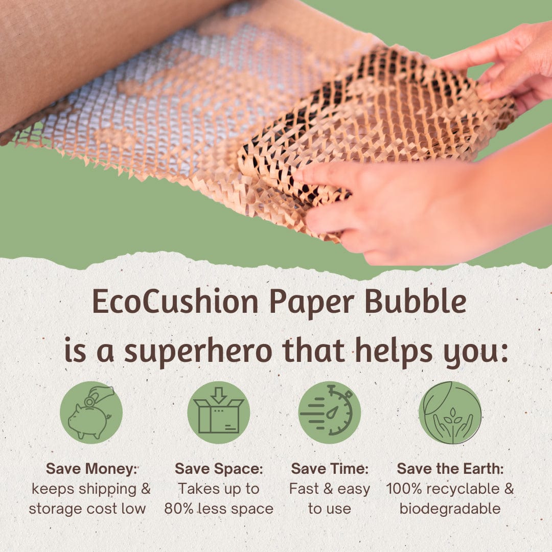 EcoCushion Wrap Paper Roll| 50M x 15
