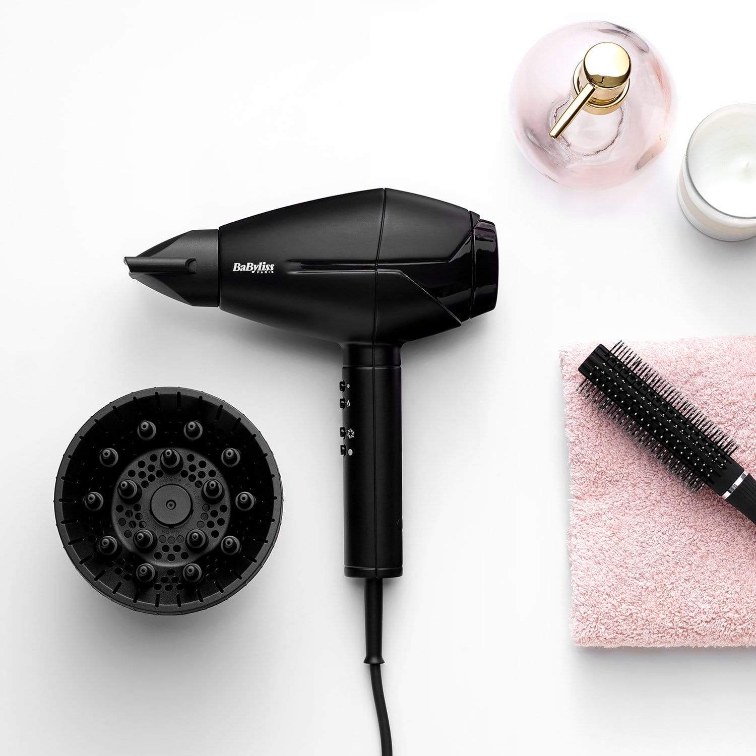 BaByliss Compact Hair Dryer with Diffuser