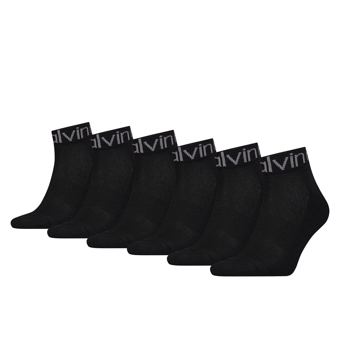 Calvin Klein Men's Quarter Socks 6 pack 701220503 001