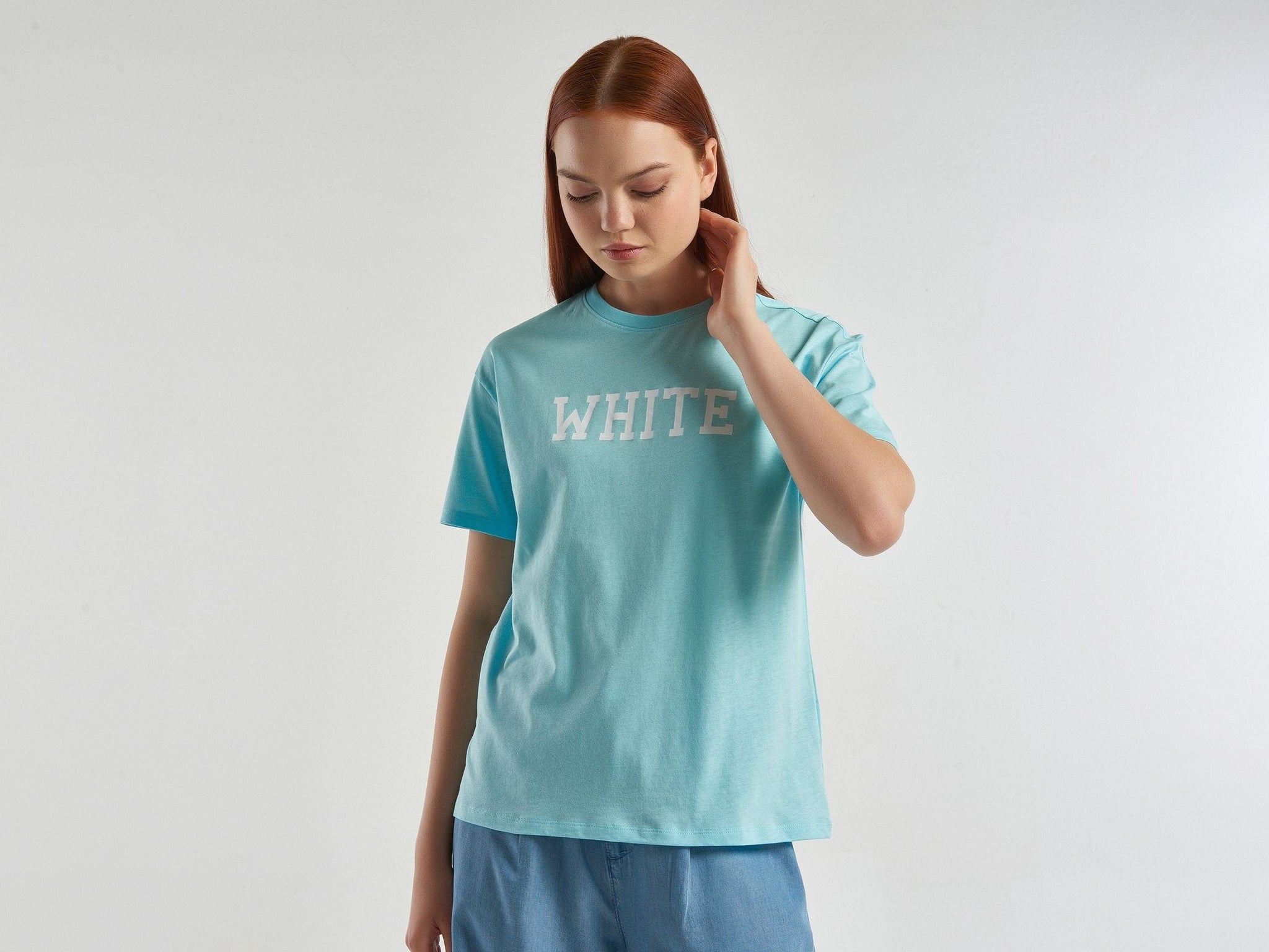 T-shirt with text print