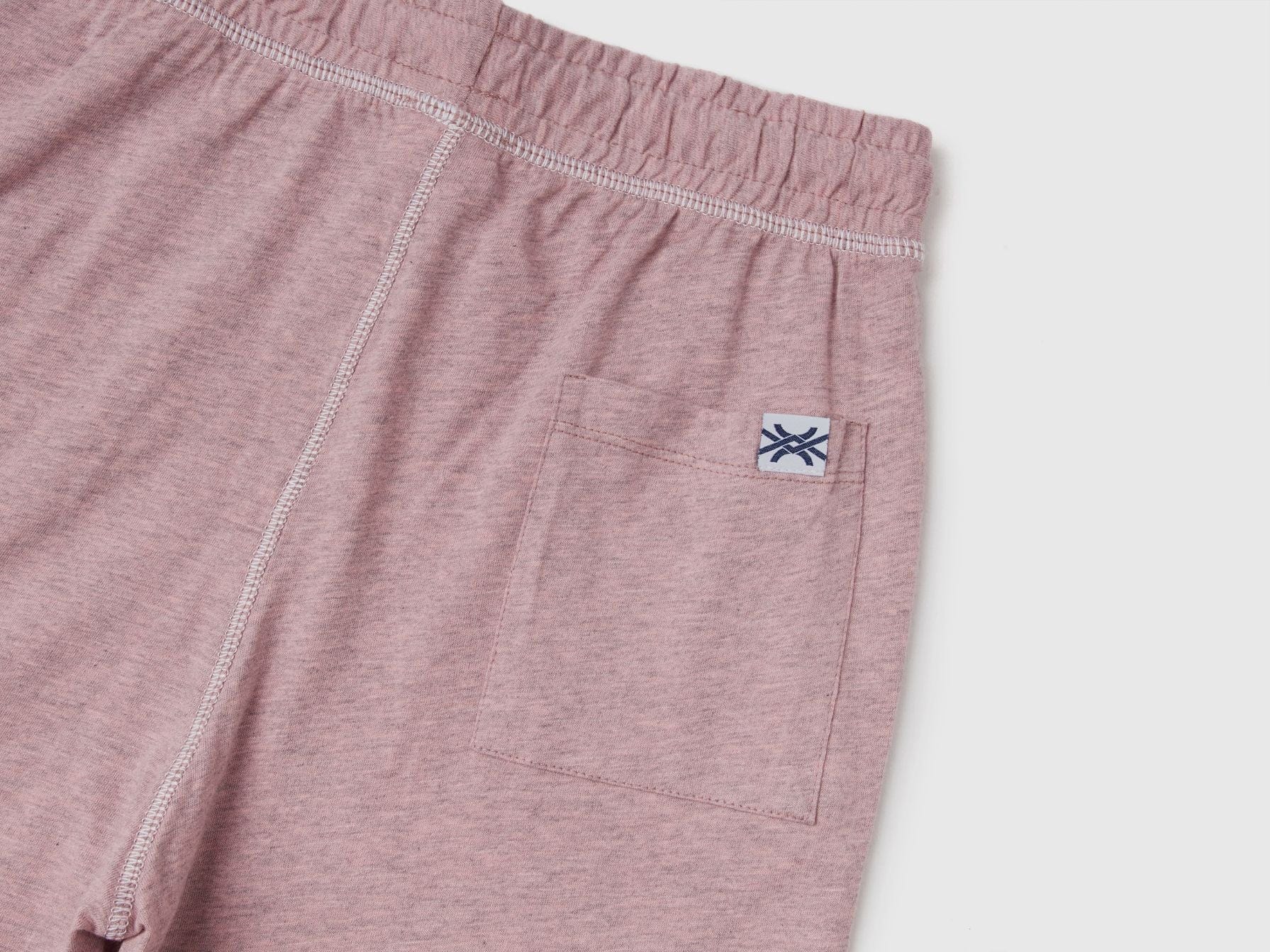 Bermudas in marl jersey