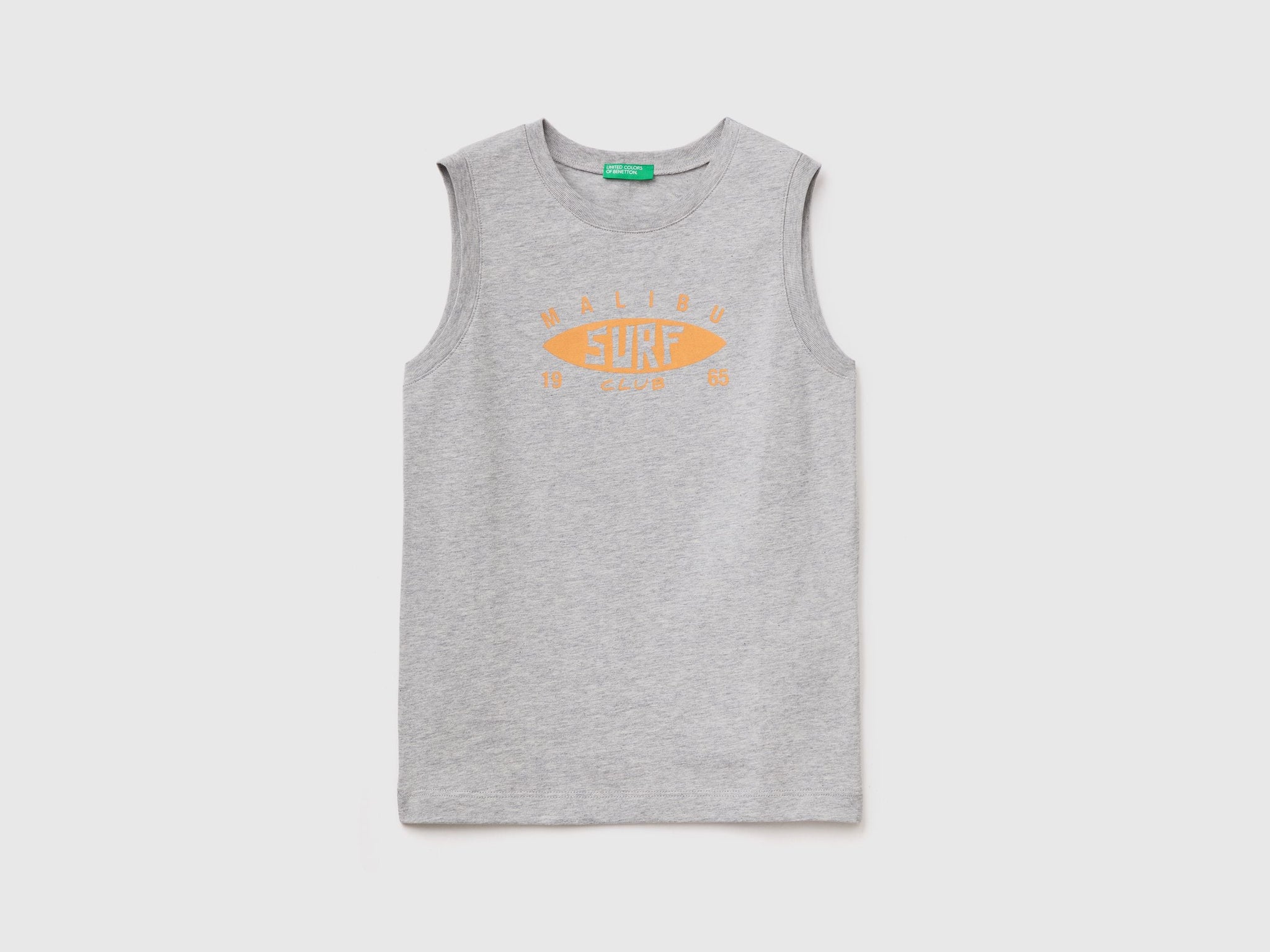 Tank top with text print