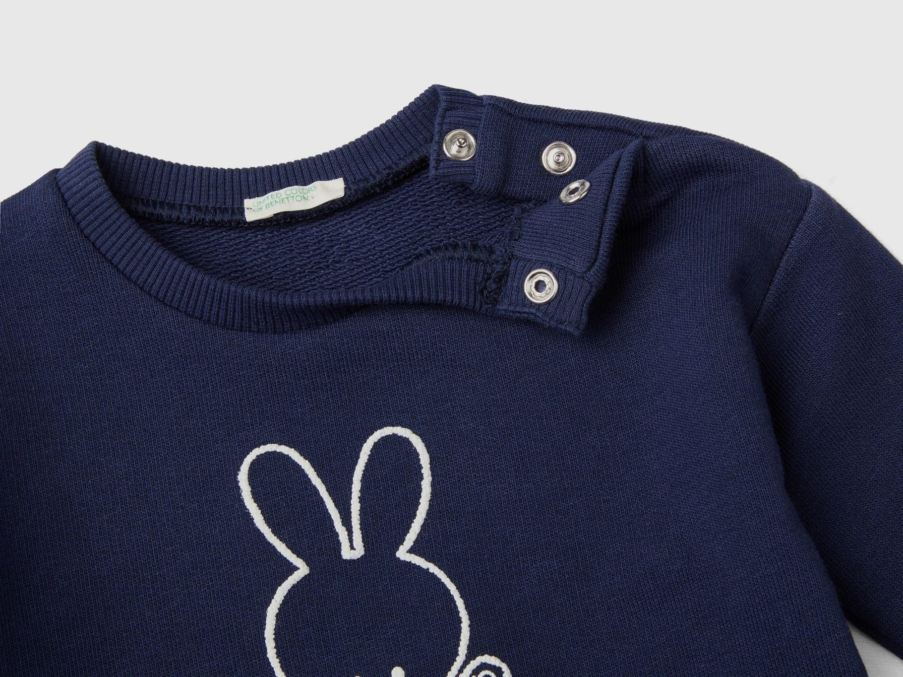 Soft sweatshirt in organic cotton with print