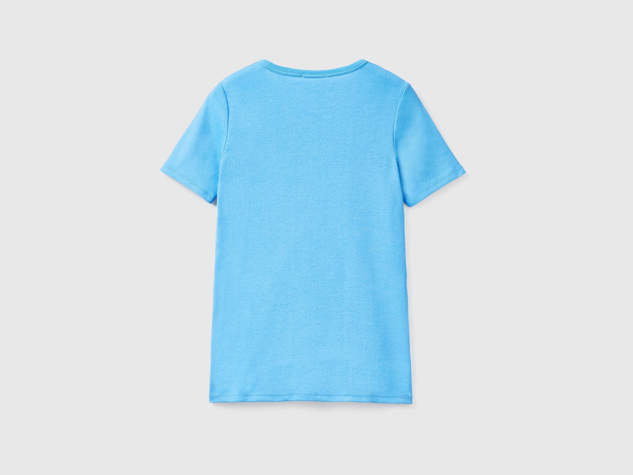 T-shirt in 100% cotton with glitter print logo