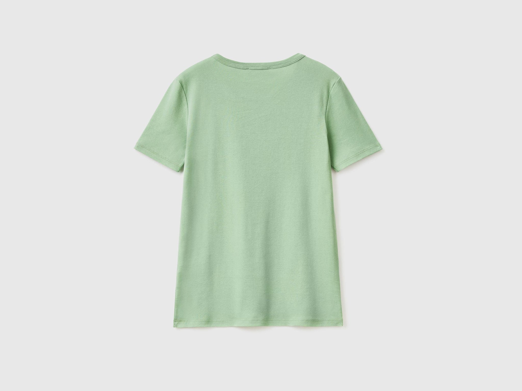 Long fiber cotton t-shirt