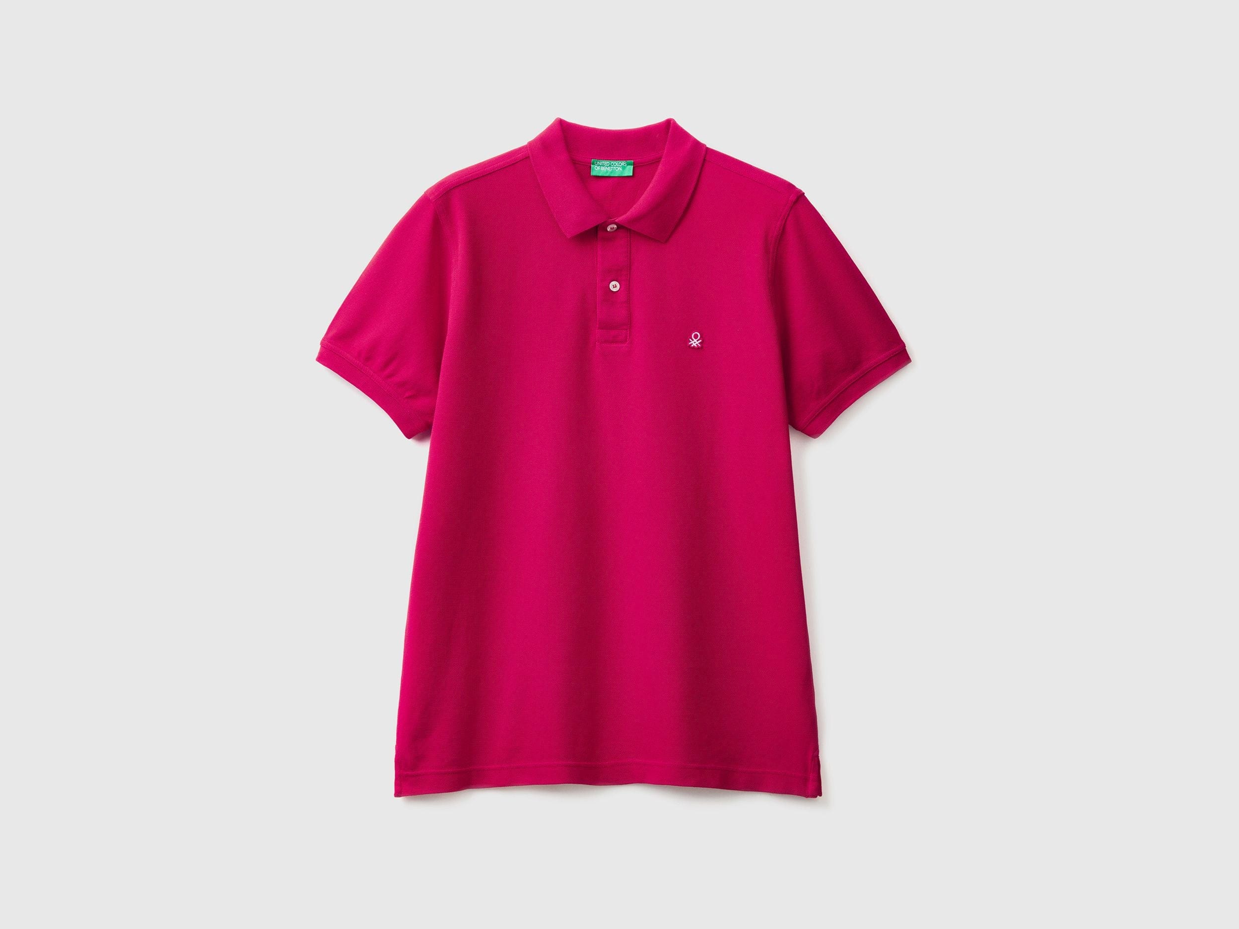 Short sleeve polo in 100% cotton