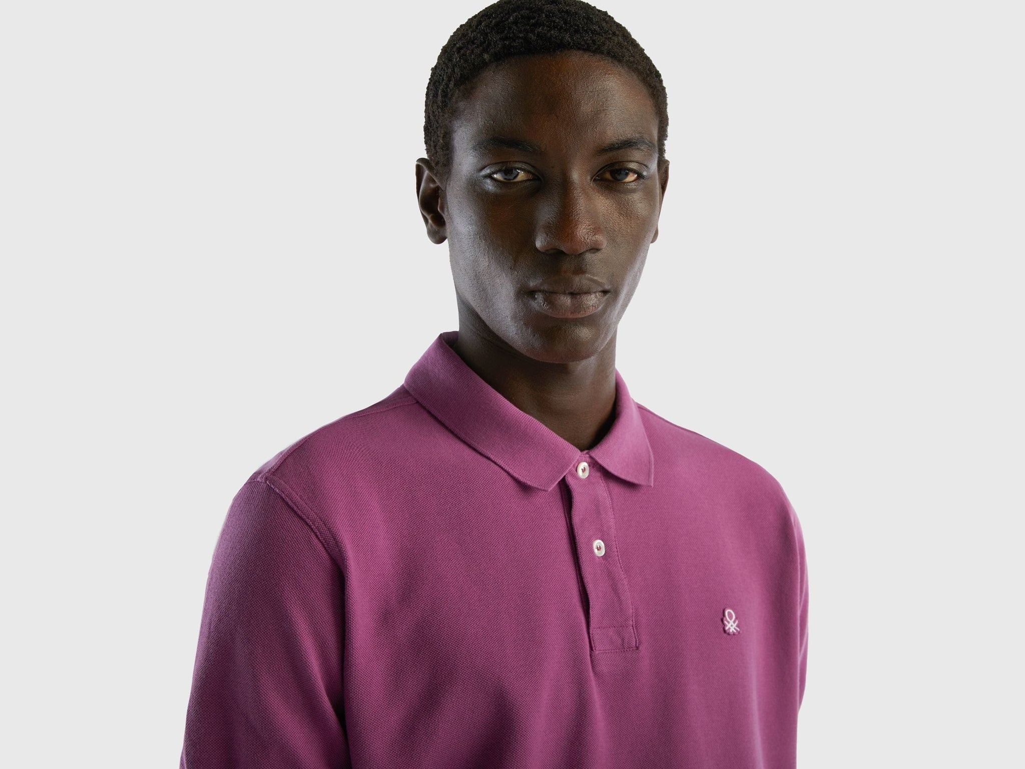 Short sleeve polo in 100% cotton