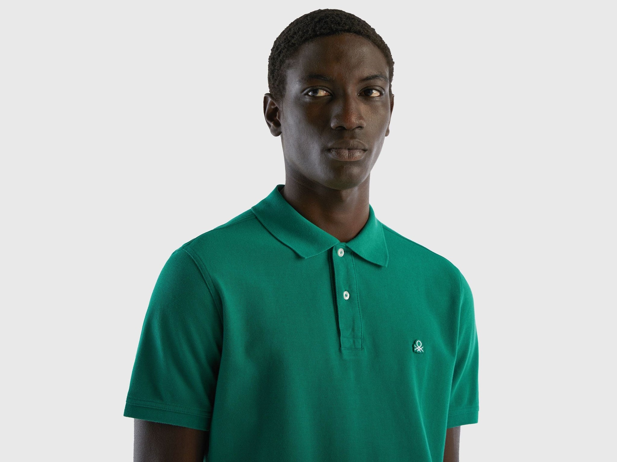 Short sleeve polo in 100% cotton