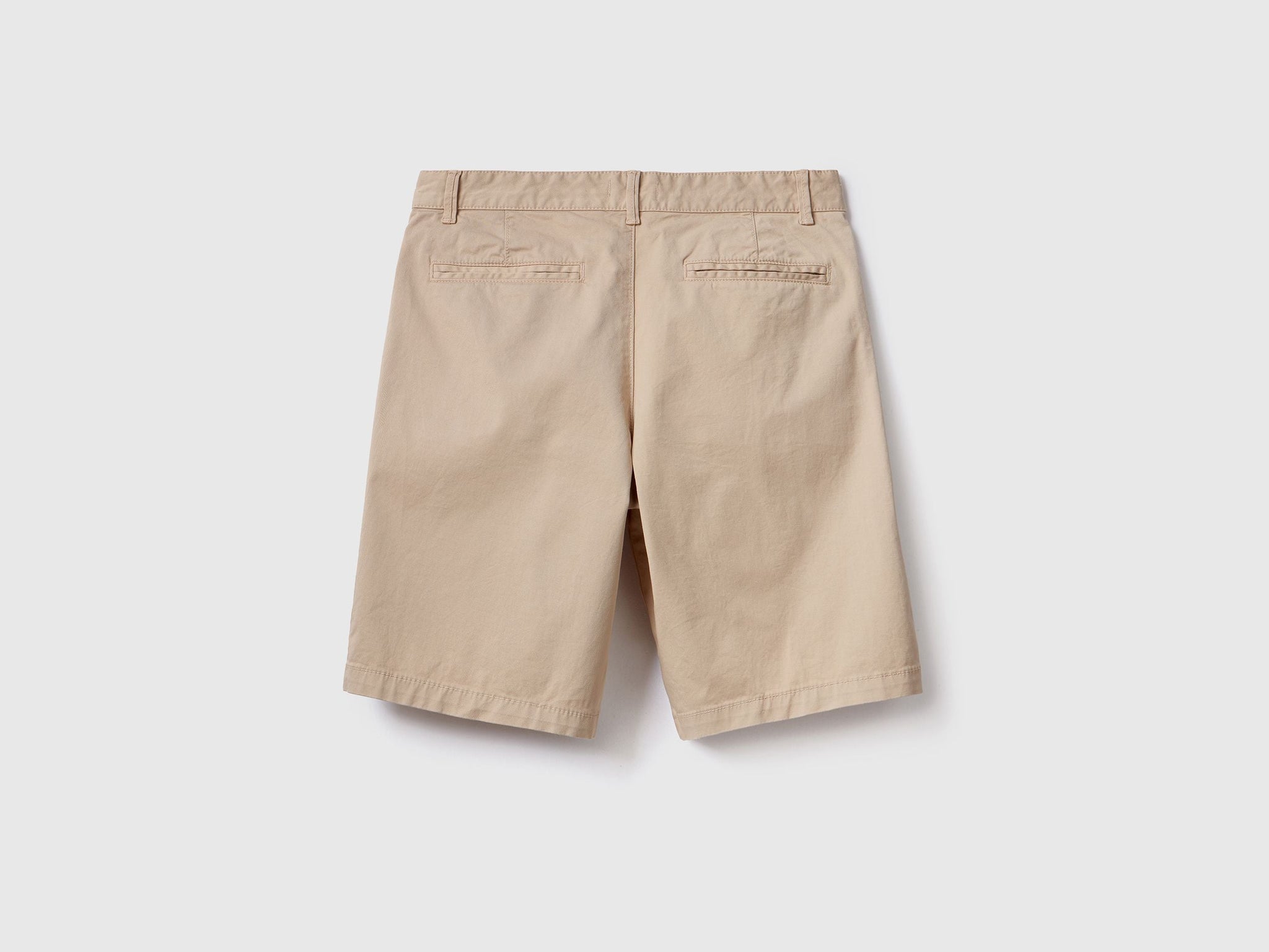 Chino bermudas in stretch cotton