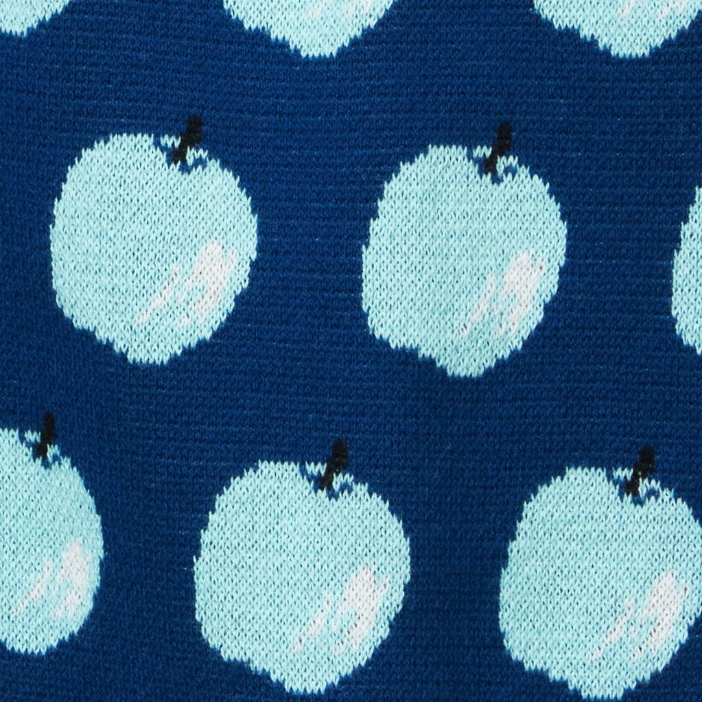 Cardigan with fruit pattern