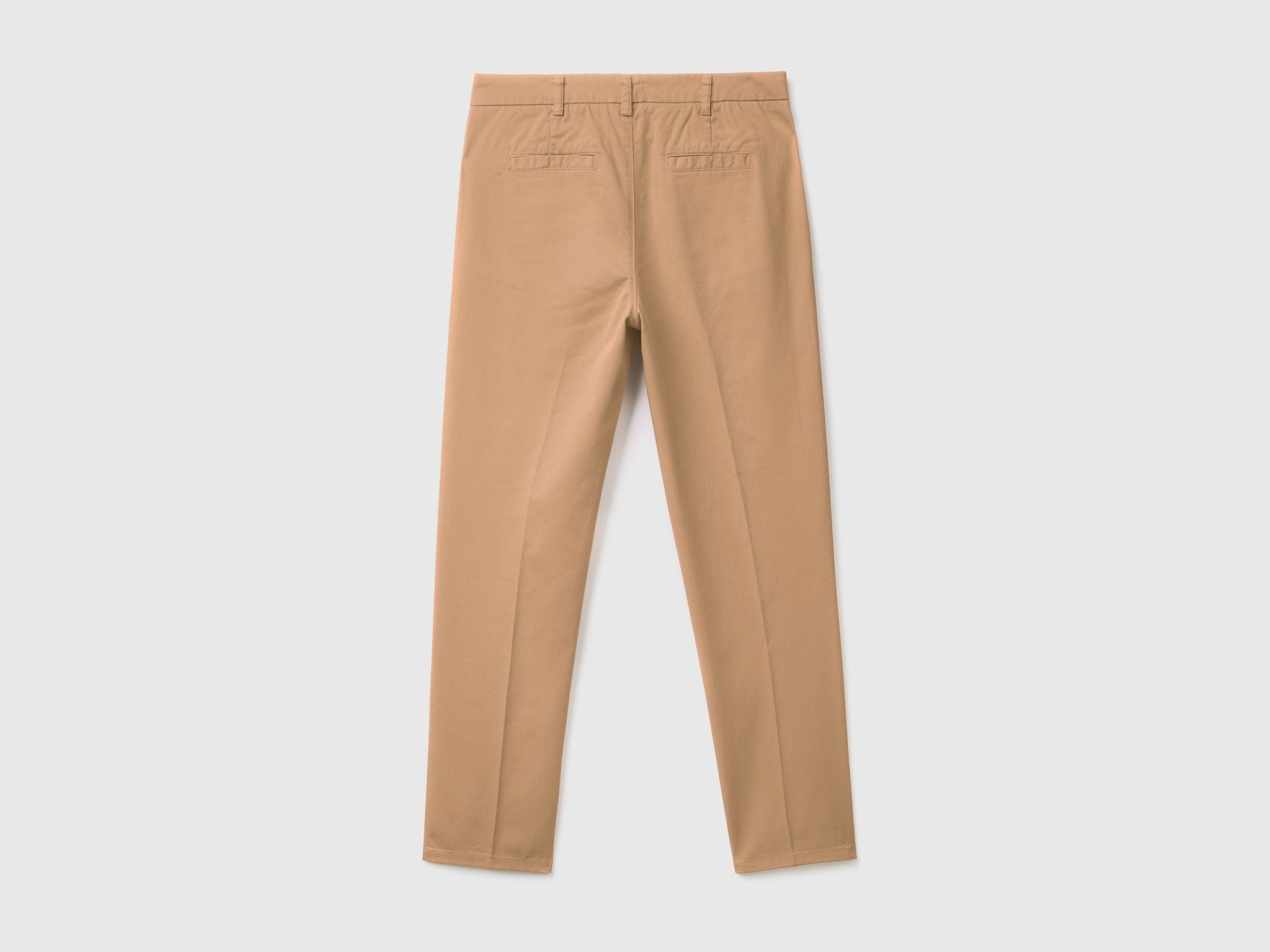 Slim fit cotton chinos