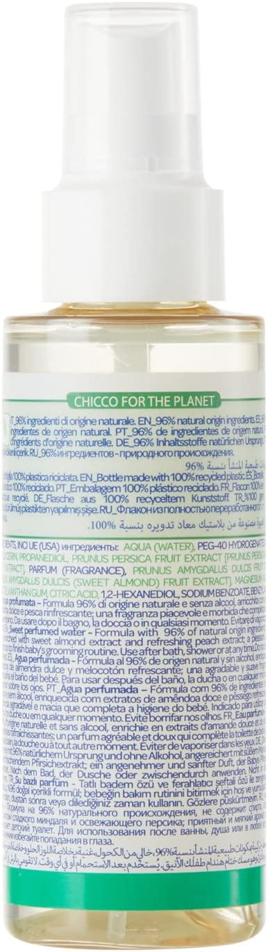 Chicco Baby Moments Sweet Perfumed Water For Kids Delicate Skin 0M-100Ml