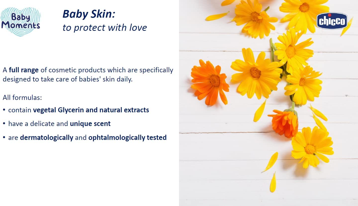 Chicco Baby Moments Gentle Body Wash and Shampoo - 200mL