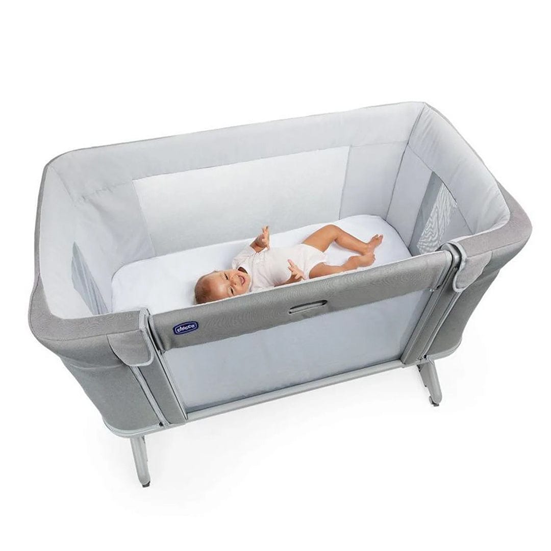 Chicco Next2Me Forever Crib 0M-4Y Cool Grey-CH79650-19