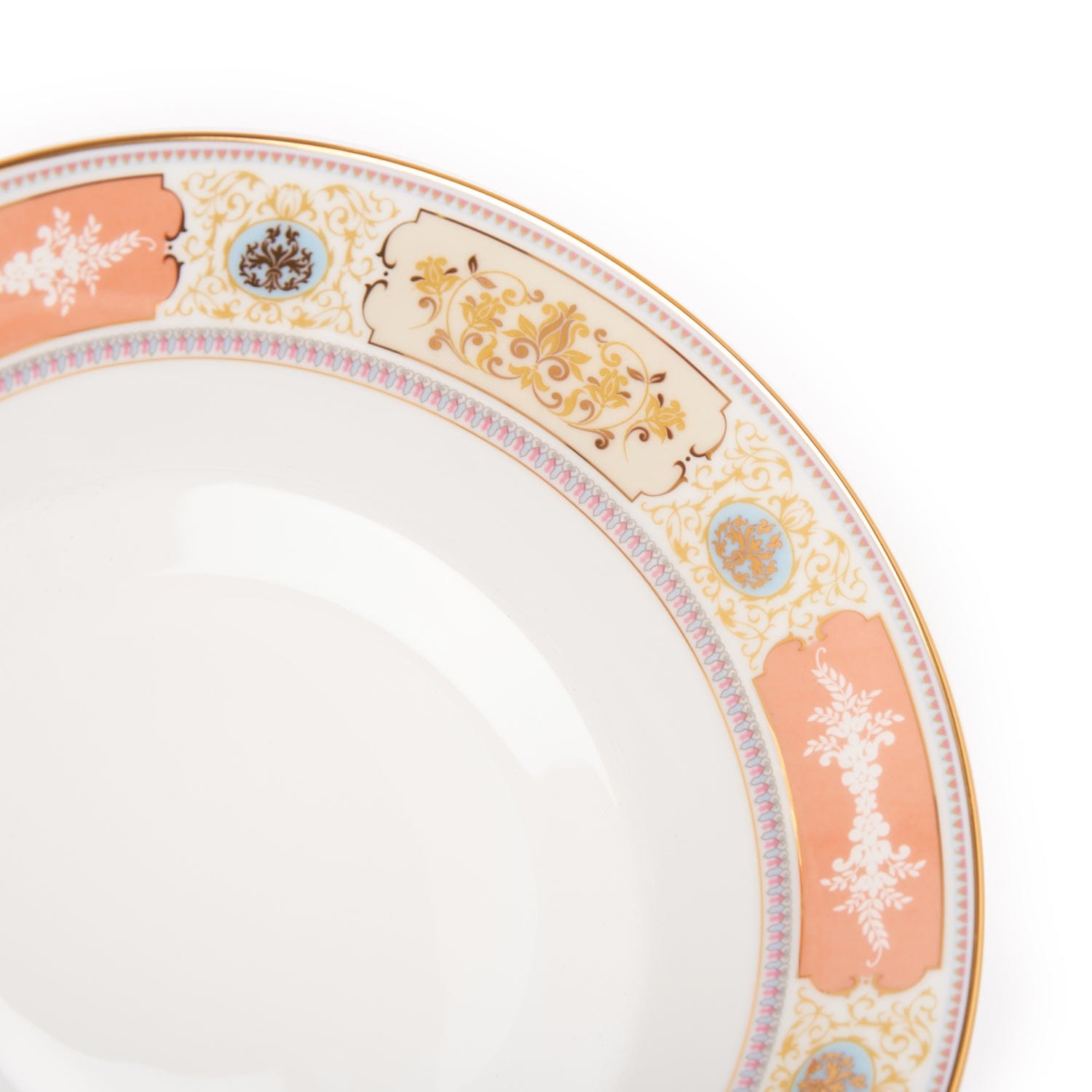 Dankotuwa Salad Bowl Large New Rosemery Peach