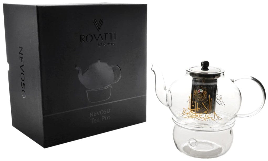 Rovatti Nevoso Uae Tea Pot Set Of 3 Gold 1.2L