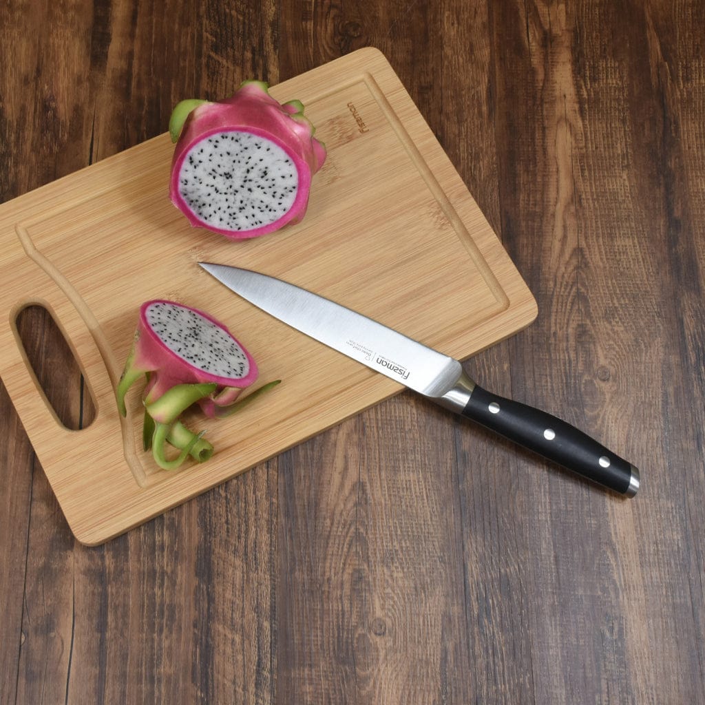 Fissman Slicing Knife Black/Silver 7Inch