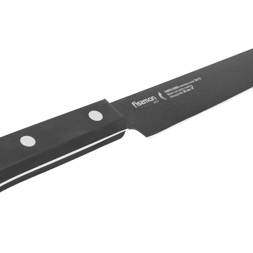 Fissman Slicing Knife Black/Silver 8Inch