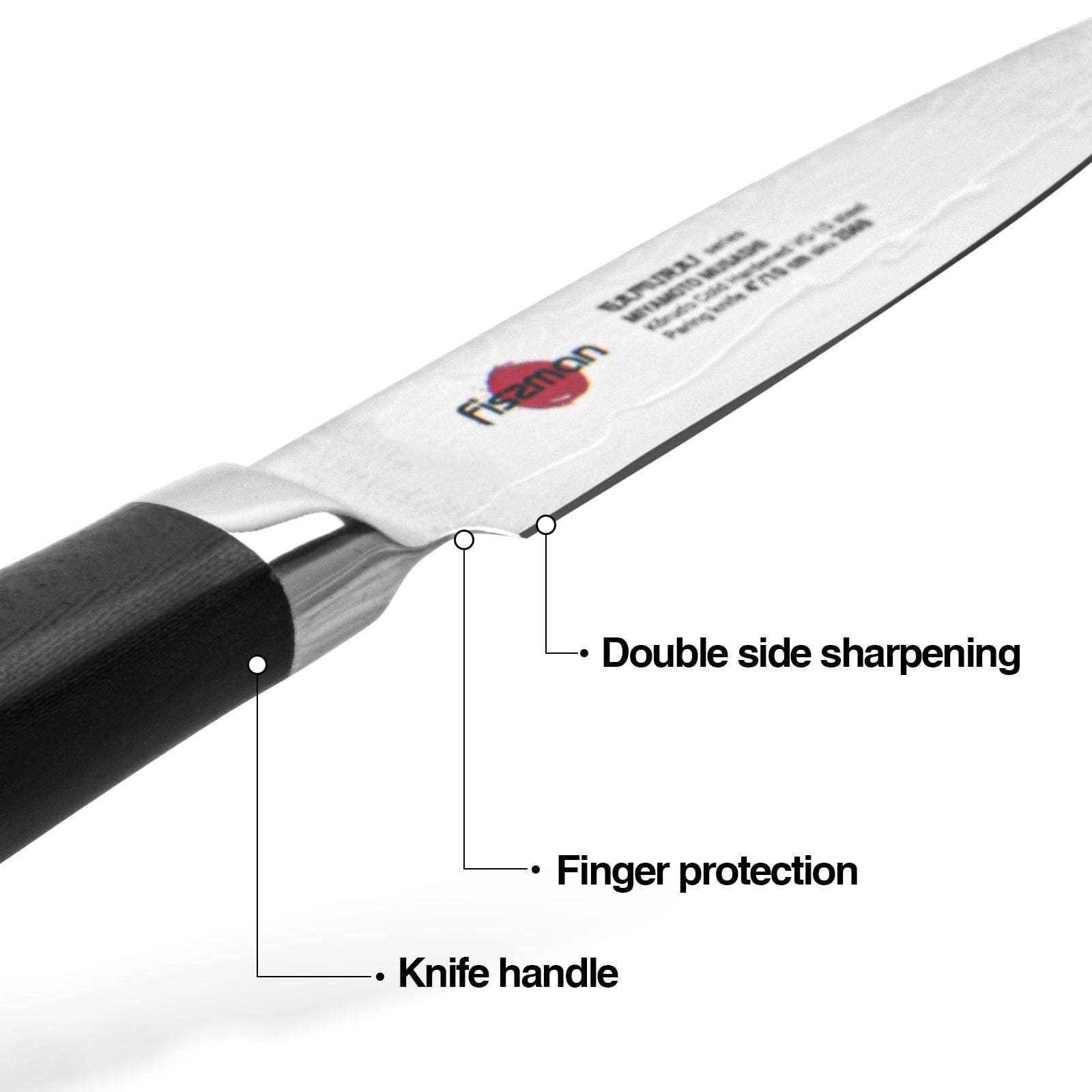 Fissman Paring Knife Samurai Musashi 4Inch