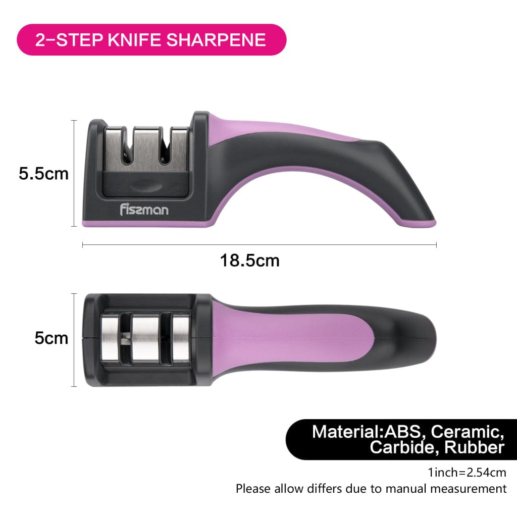 Fissman Knife Sharpener Purple/Grey