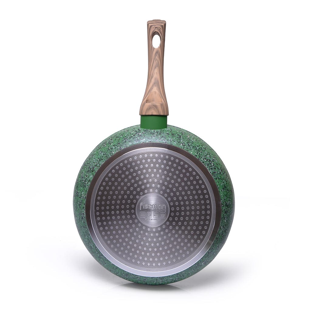 Fissman Frying Pan Malachite Aluminum Green/Brown