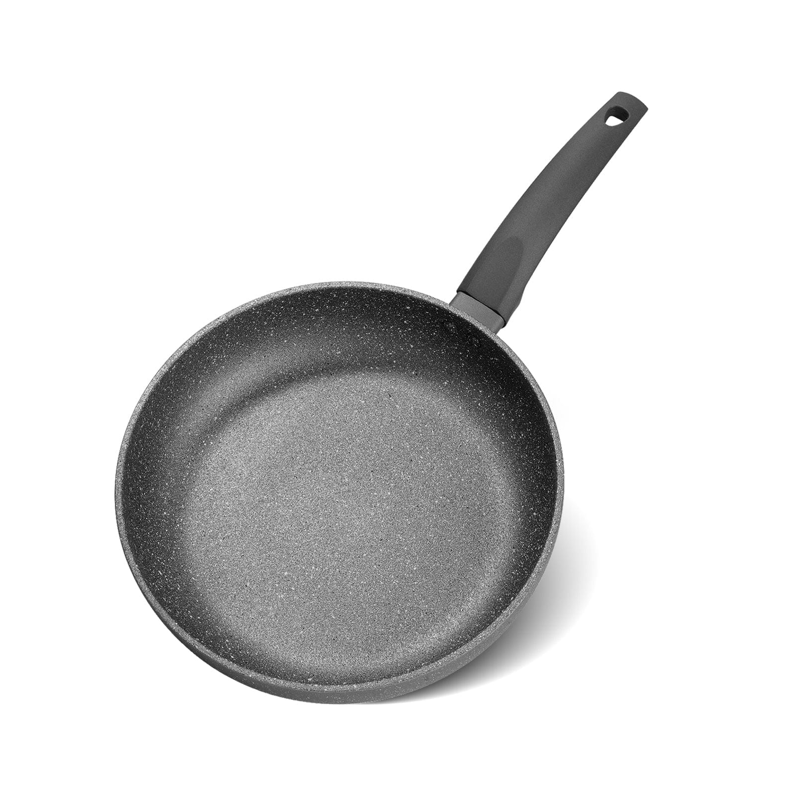 Fissman Deep Frying Pan 20x5.5cm Grey Stone Series Aluminum and Non- Stick Coating