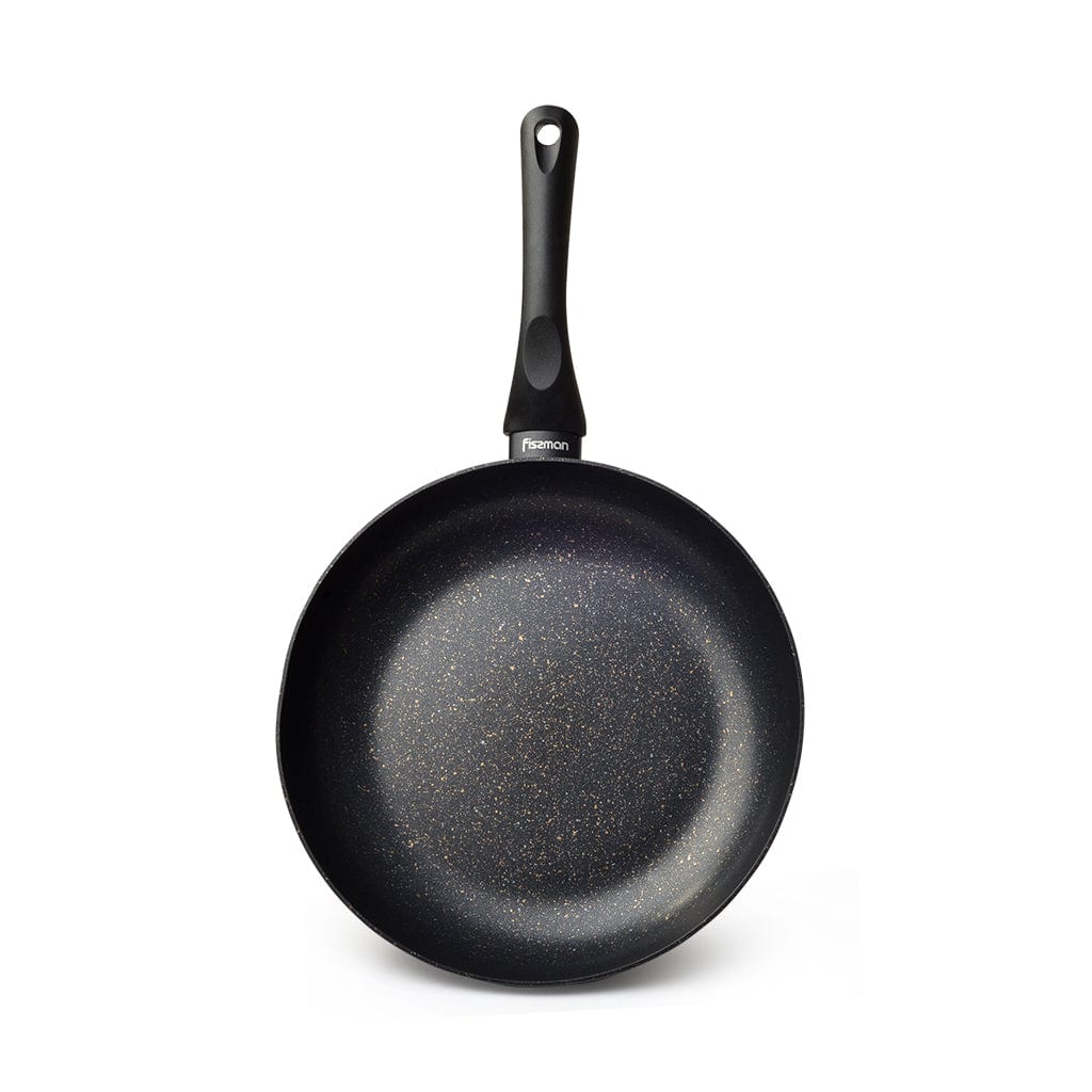 Fissman Frying Pan Aluminum And TouchStone Coating With Induction Bottom Promo Series Black 26x4.7cm