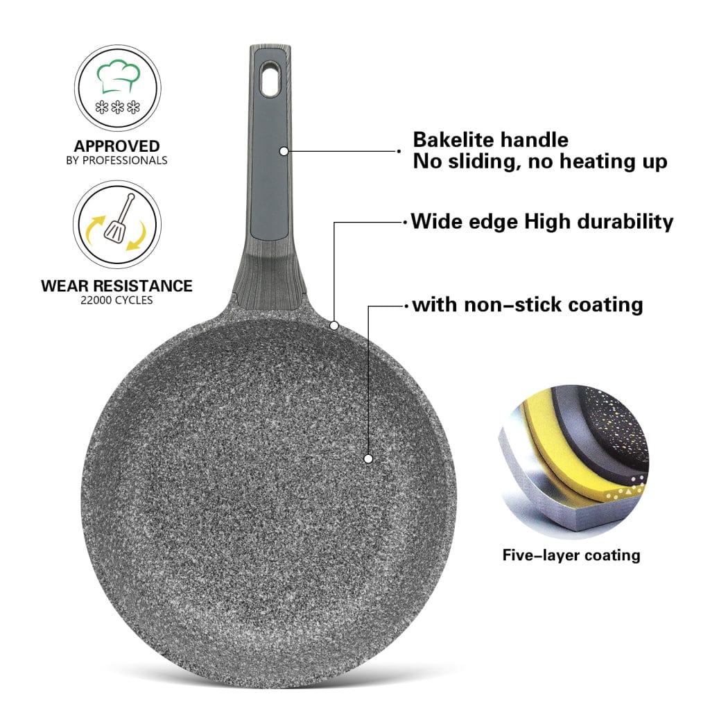 Fissman Frying Pan Prestige Grey 24cm