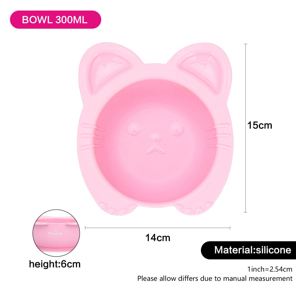 Fissman Bowl Kitty Design Pink