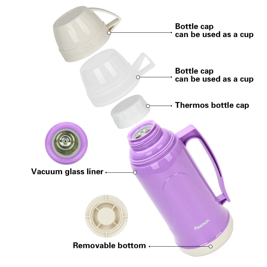 Fissman Vacuum Flask Case Purple