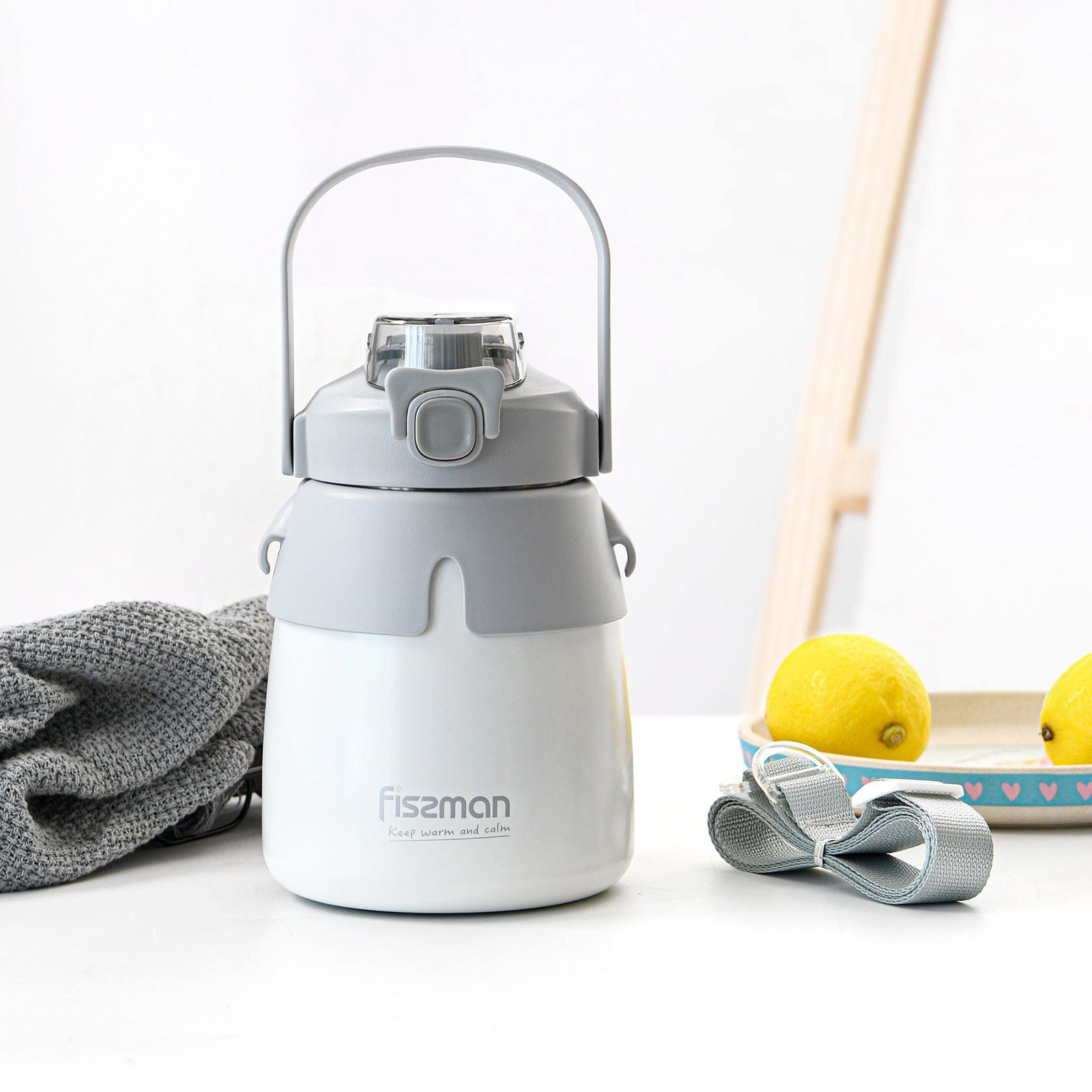 Fissman Vacuum Flask Gray 800ml