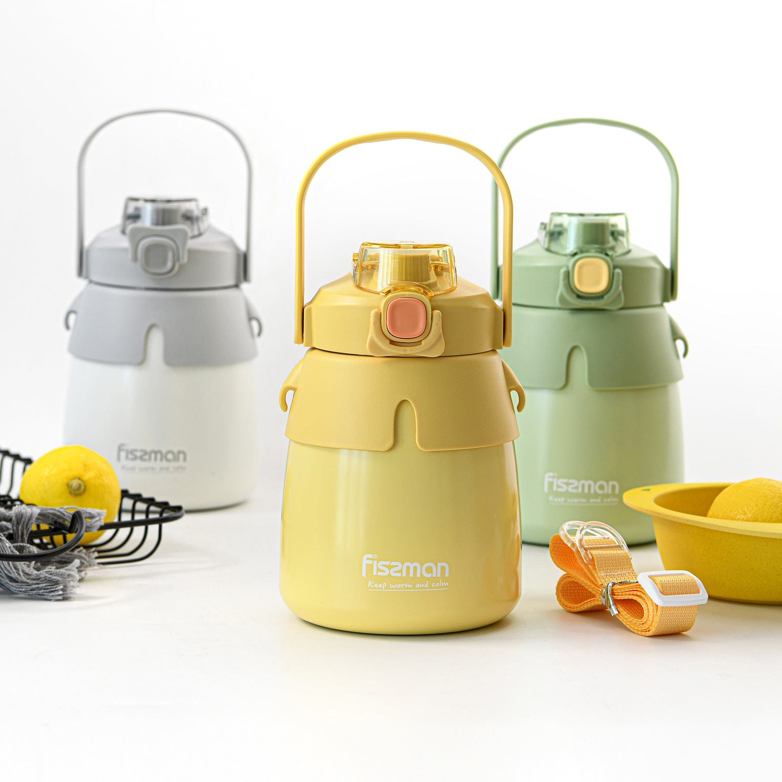 Fissman Vacuum Flask Gray 800ml