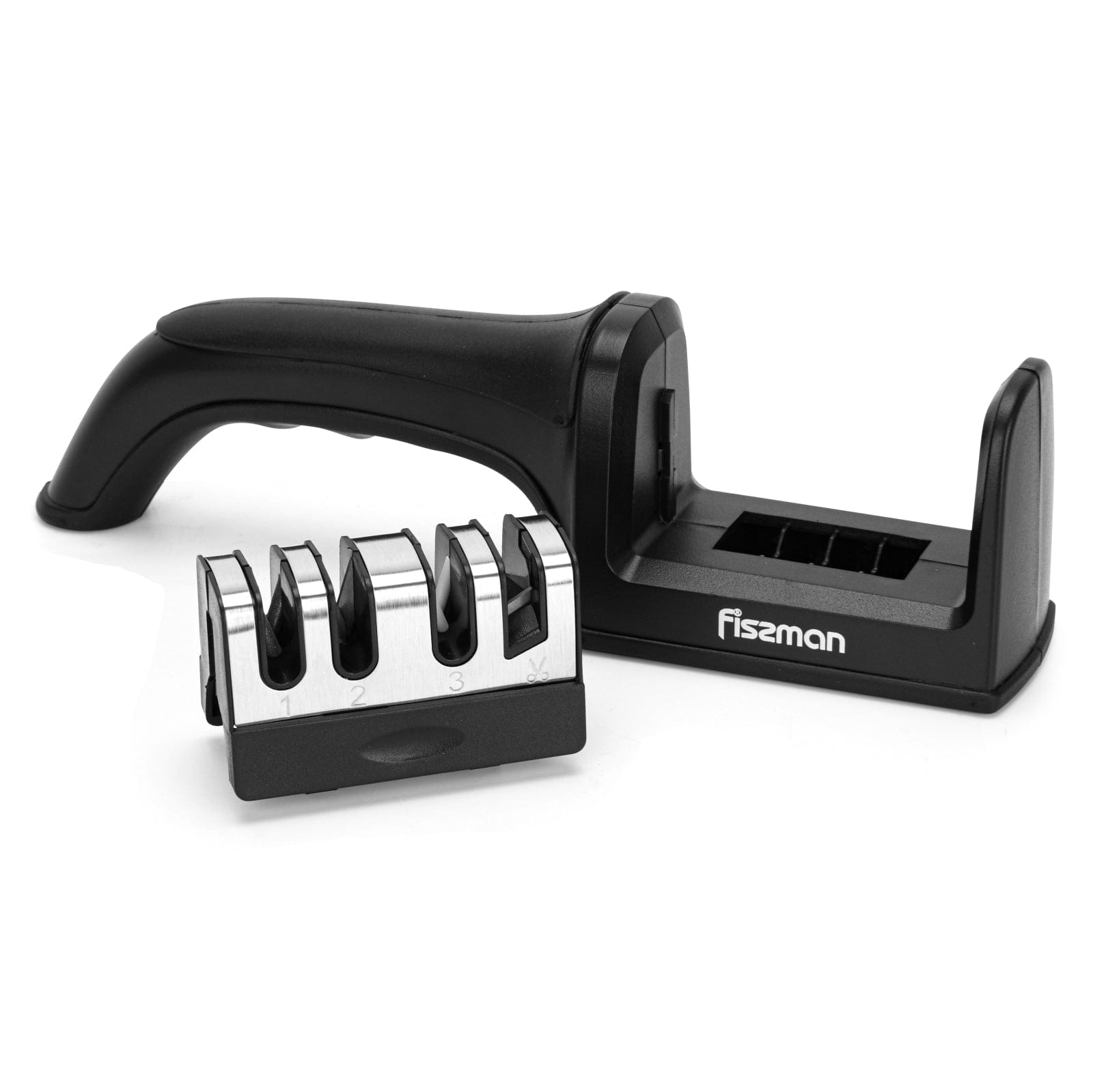 Fissman Knife Sharpener Diamond Silver/Black 22cm