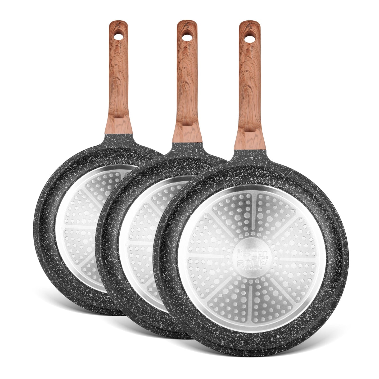 Fissman Frying Pan Space Stone Aluminum 24cm